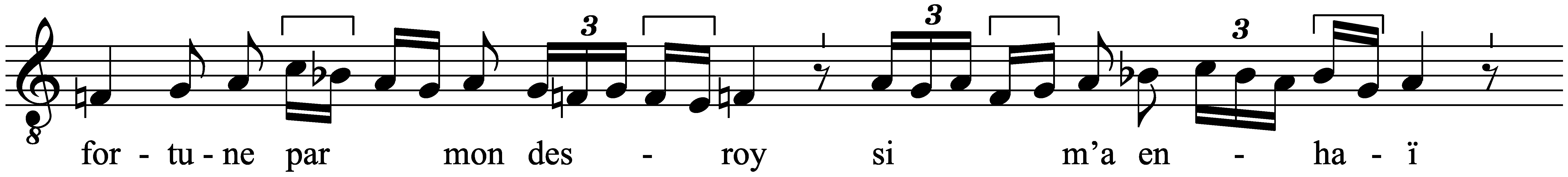 Work musical notation